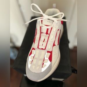 Bone runner white/white &red